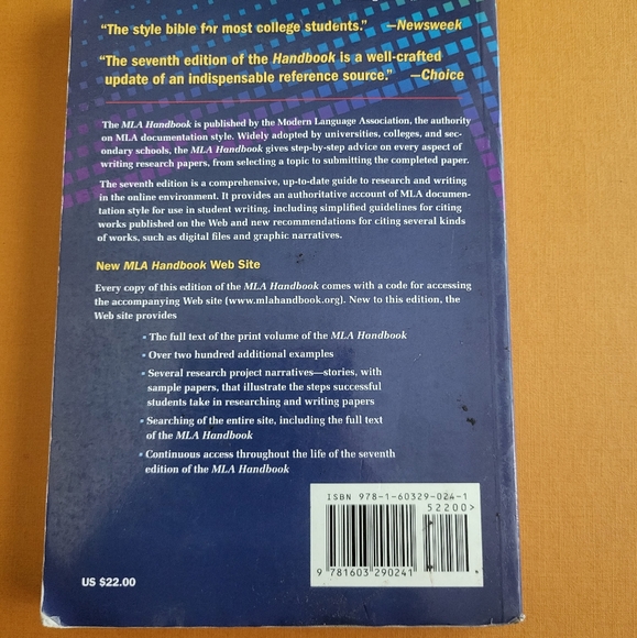 MLA Handbook for Writers of Research Papers, 7th Edition-Paperback - Picture 8 of 9